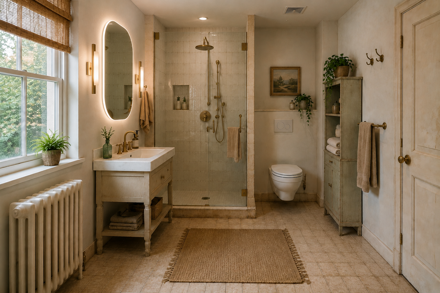 AI Bathroom Design — before