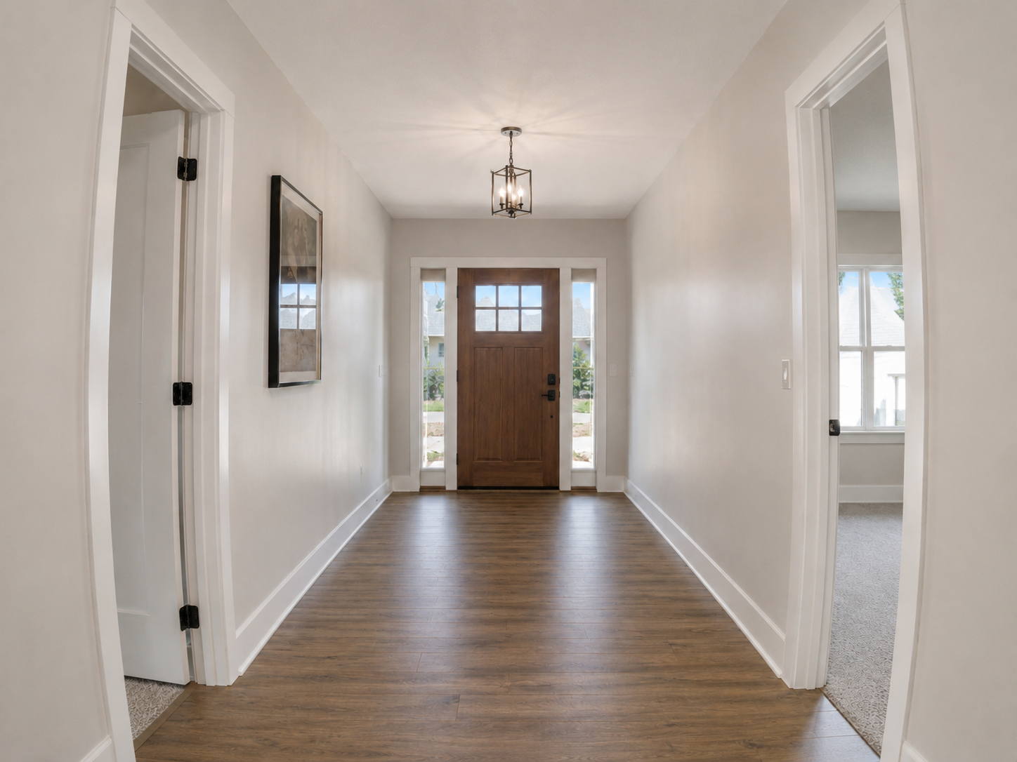 Image Straightening example: keystone kitchen before straightening