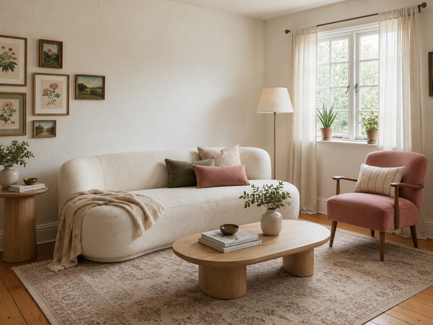 Swap furniture example: floor lamp swapped in furnished room — Lovspark AI